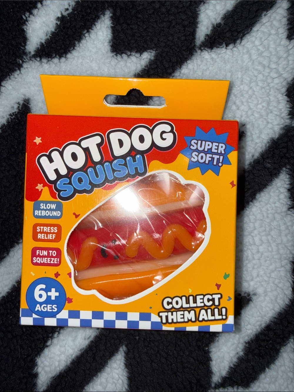 Hot Dog Squish Stress Toy